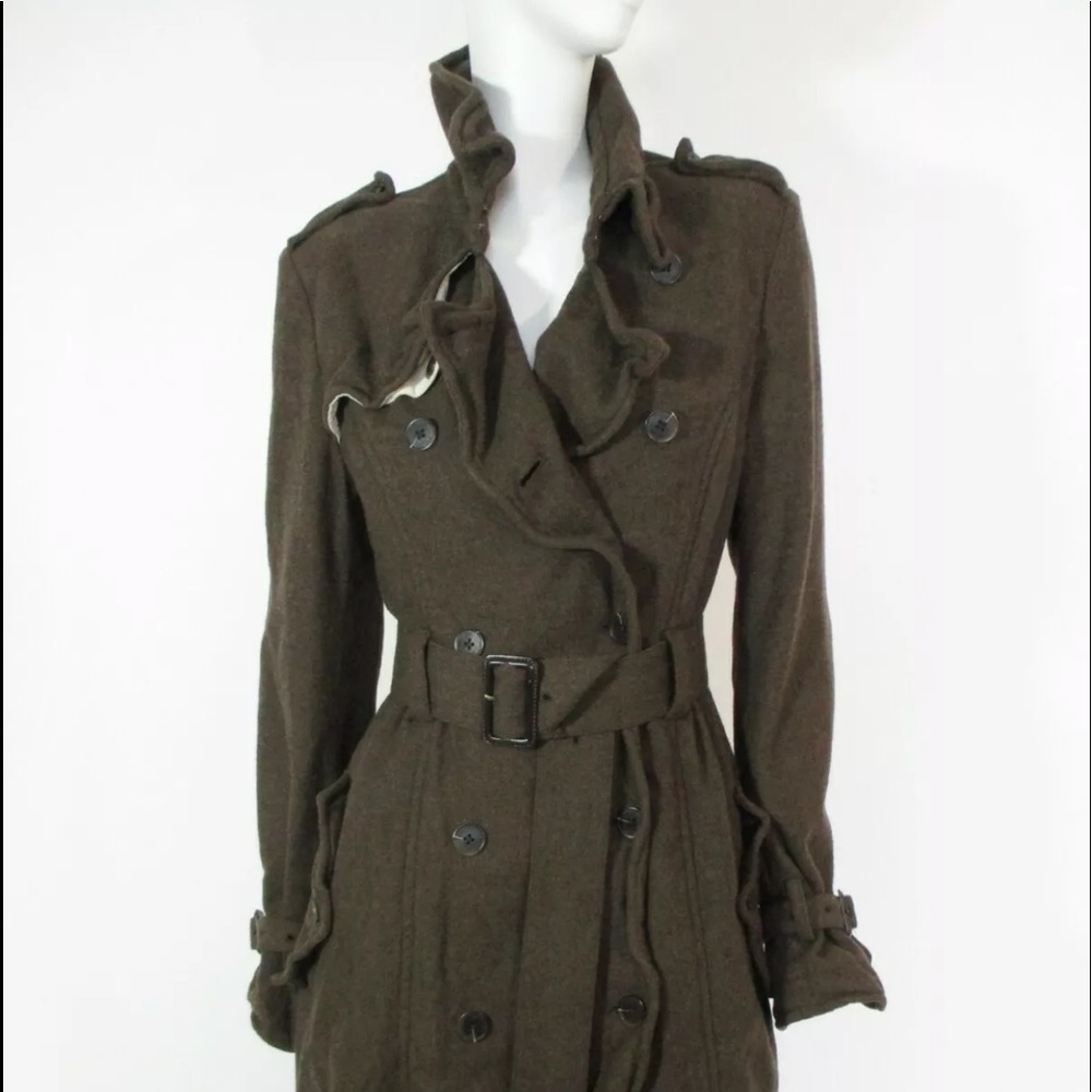 ALL SAINTS Wool Trench Coat